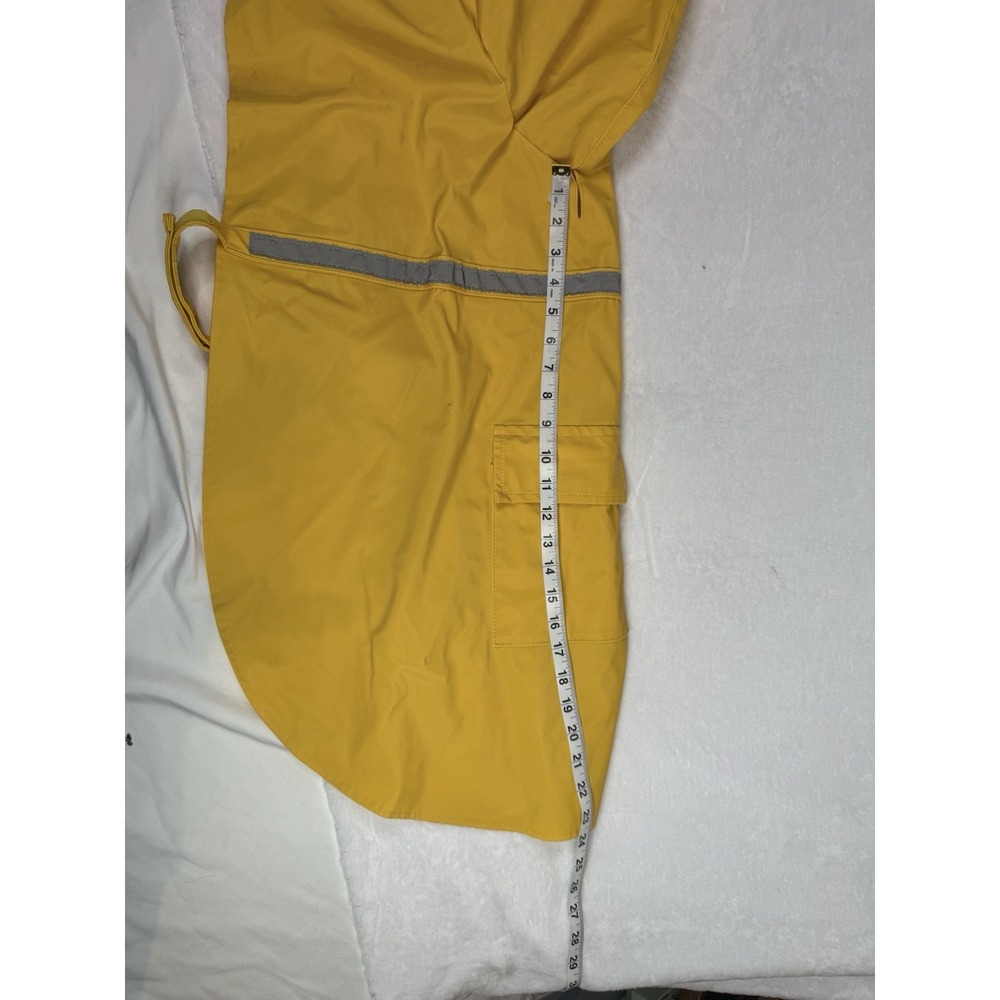 Yellow Dog Raincoat XL Waterproof Reflective Hooded Pet Jacket Slicker Safety - Picture 6 of 11
